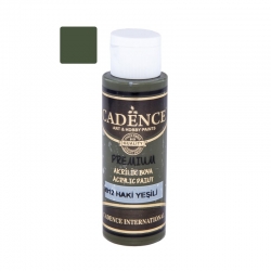 CADENCE Farba akrylowa Premium 70ml  khaki / 8012 półmatowa